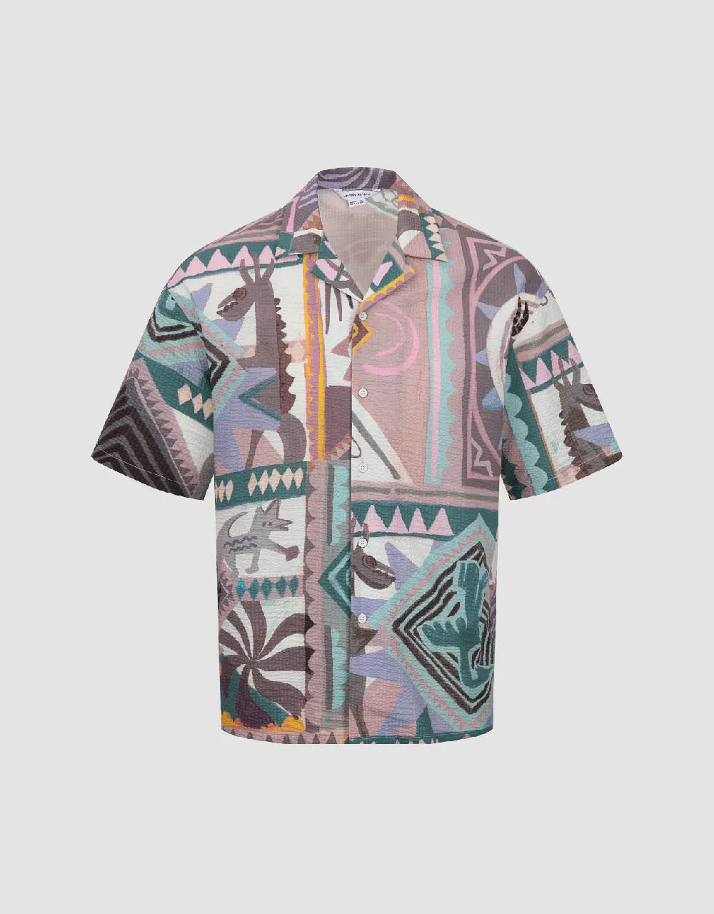 Printed Loose Shirt sold by Urban Revivo product image thumbnail 2