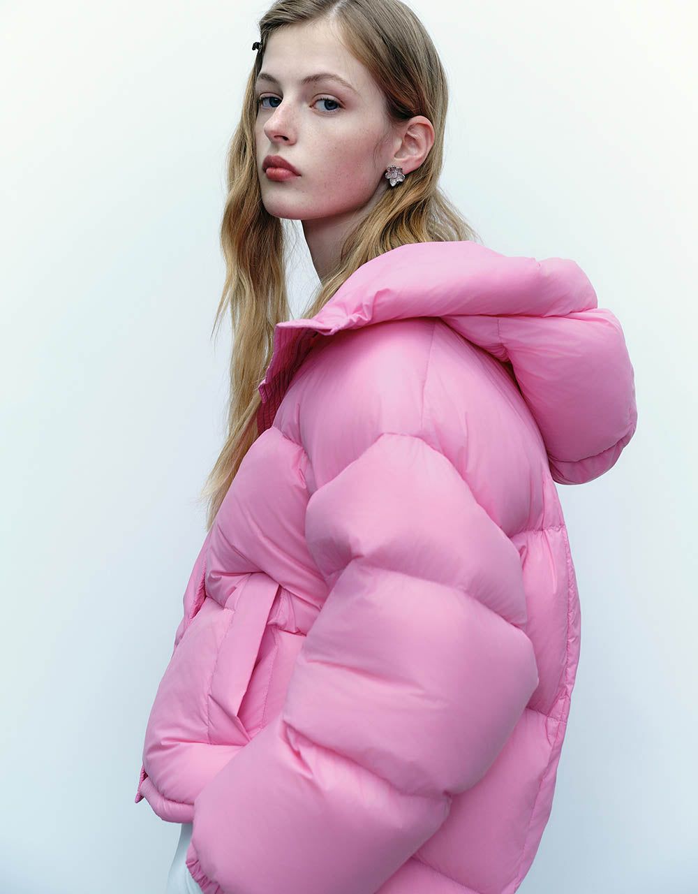 Hooded Down Jacket sold by Urban Revivo product image thumbnail 3