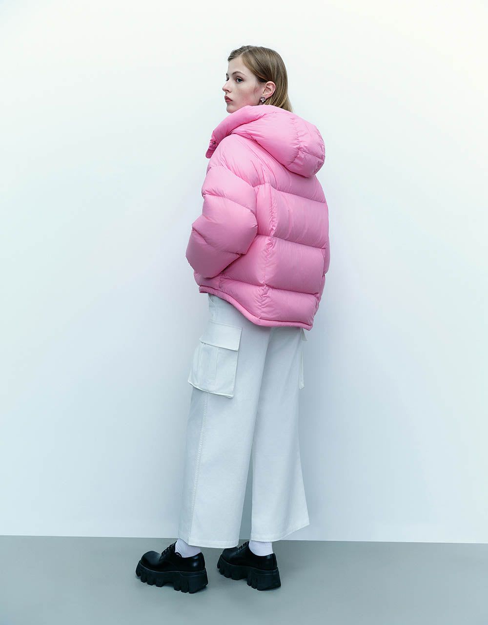 Hooded Down Jacket sold by Urban Revivo product image thumbnail 4