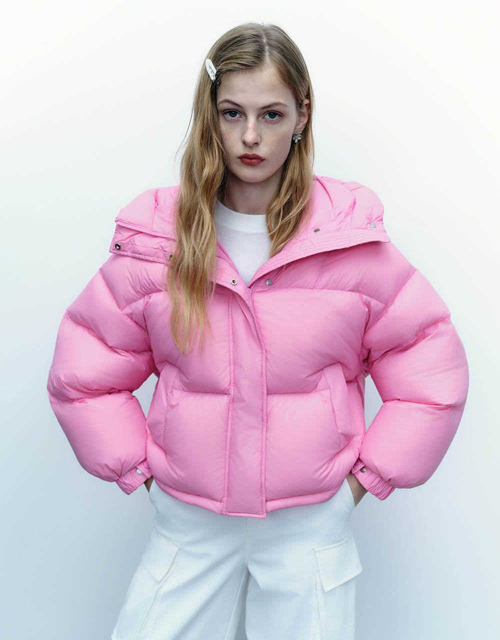 Hooded Down Jacket sold by Urban Revivo