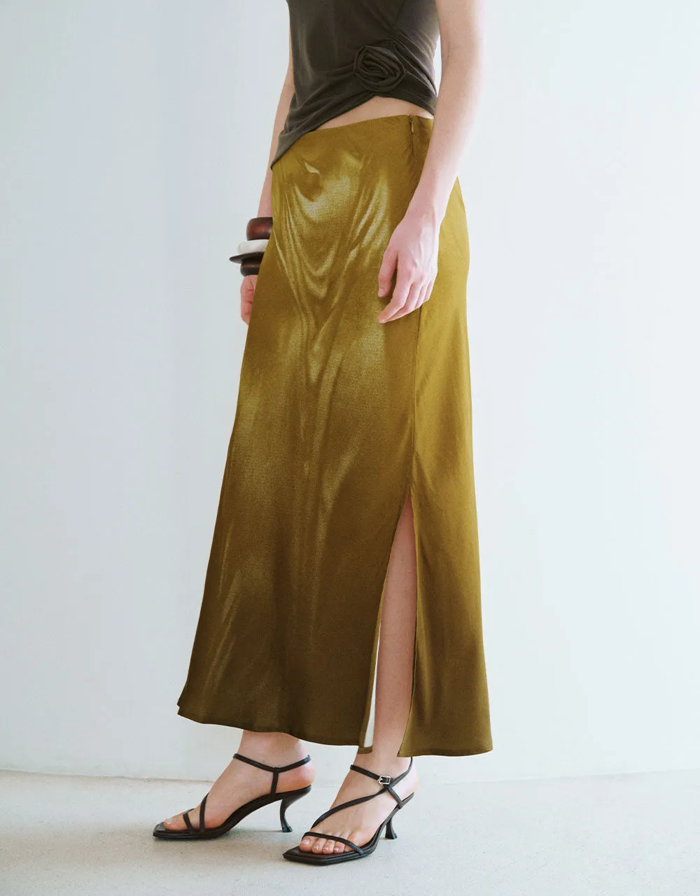 Midi Straight Skirt sold by Urban Revivo product image thumbnail 4