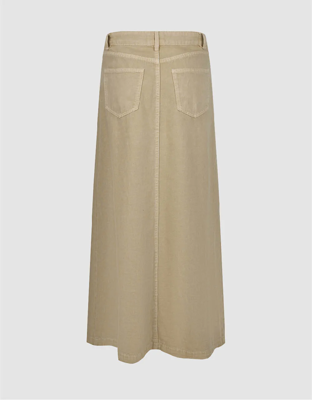 Split Hem Straight Denim Skirt sold by Urban Revivo product image thumbnail 3