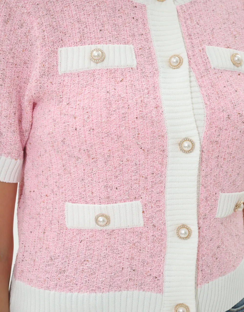 Crew Neck Knitted Cardigan sold by Urban Revivo product image thumbnail 5