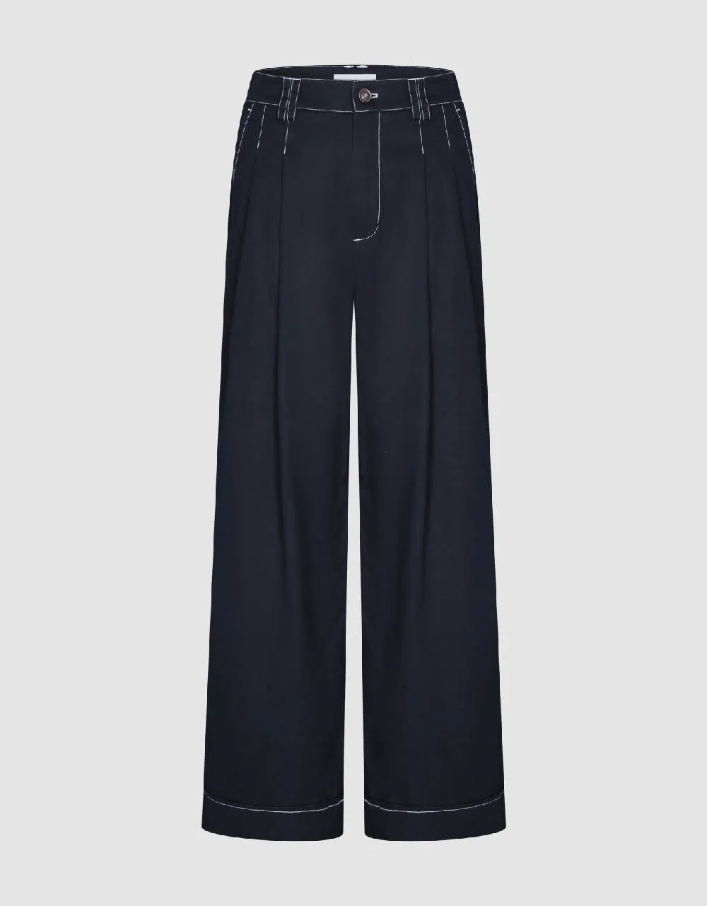 Capri Wide-Leg Pants sold by Urban Revivo