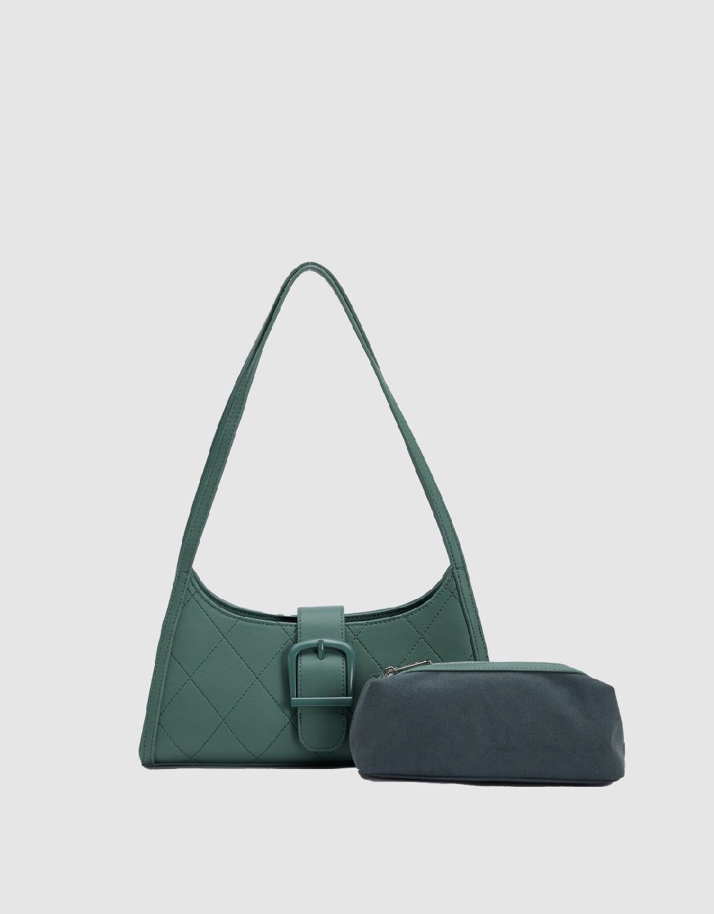 Embossed Vegan Leather Shoulder Bag sold by Urban Revivo product image thumbnail 5