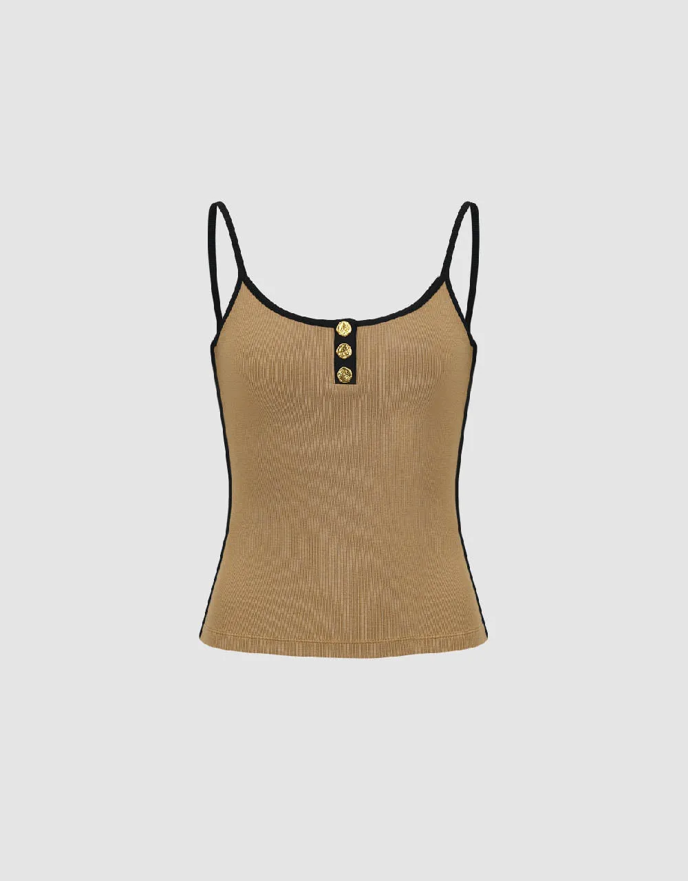 U Neck Skinny Tank Top sold by Urban Revivo