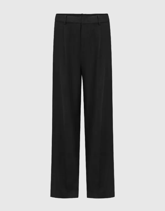 Tailored Loose Pleated Pants sold by Urban Revivo