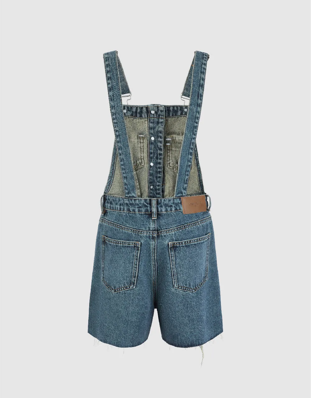 Raw Hem Denim Overall sold by Urban Revivo product image thumbnail 5