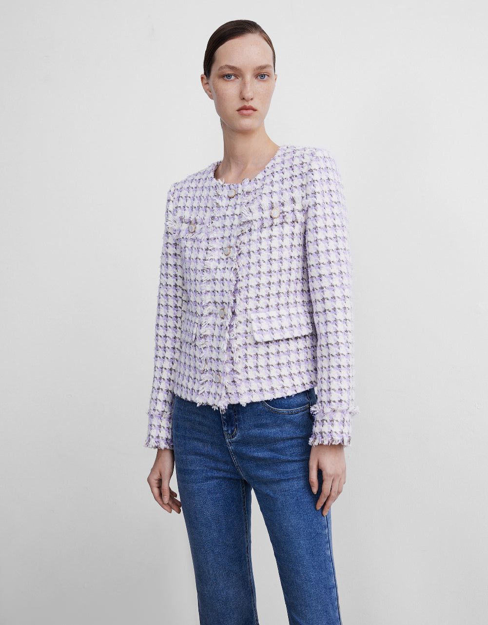 Tweed Straight Jacket sold by Urban Revivo product image thumbnail 3