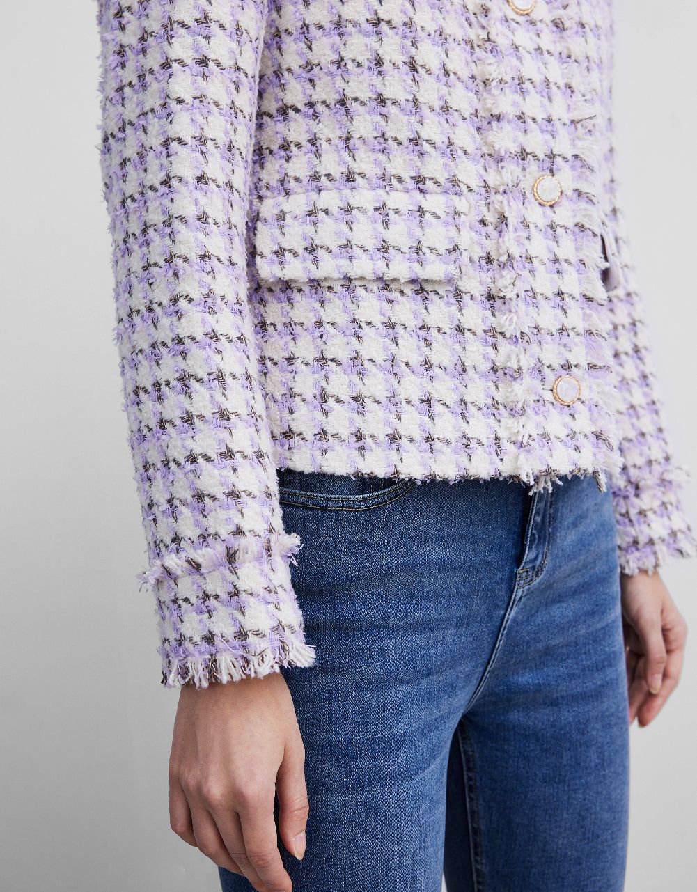 Tweed Straight Jacket sold by Urban Revivo product image thumbnail 5