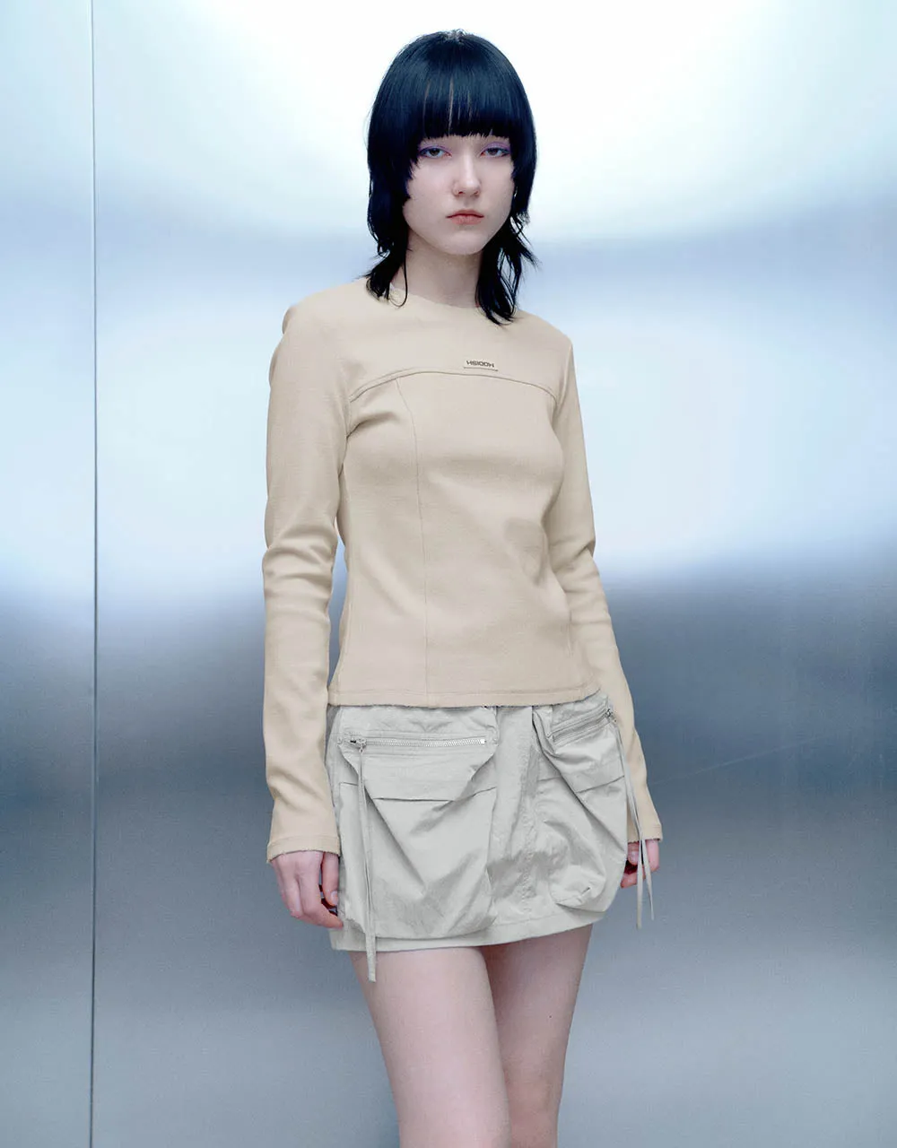 Crew Neck Skinny T-Shirt sold by Urban Revivo product image thumbnail 3