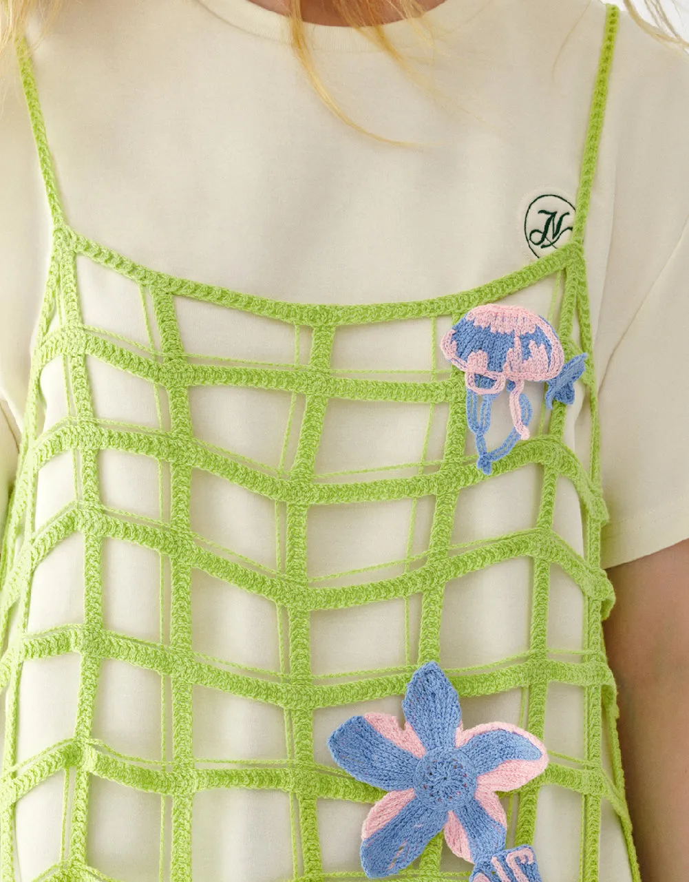 Crochet Knitted Cami Dress sold by Urban Revivo product image thumbnail 5