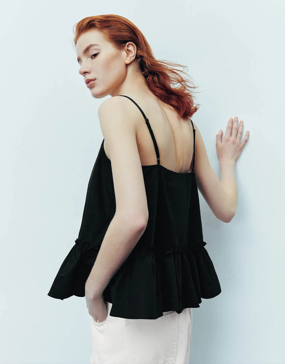 Square-cut Collar Cami Top sold by Urban Revivo product image thumbnail 3