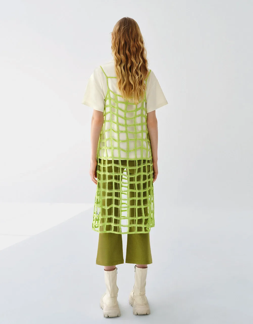 Crochet Knitted Cami Dress sold by Urban Revivo product image thumbnail 4