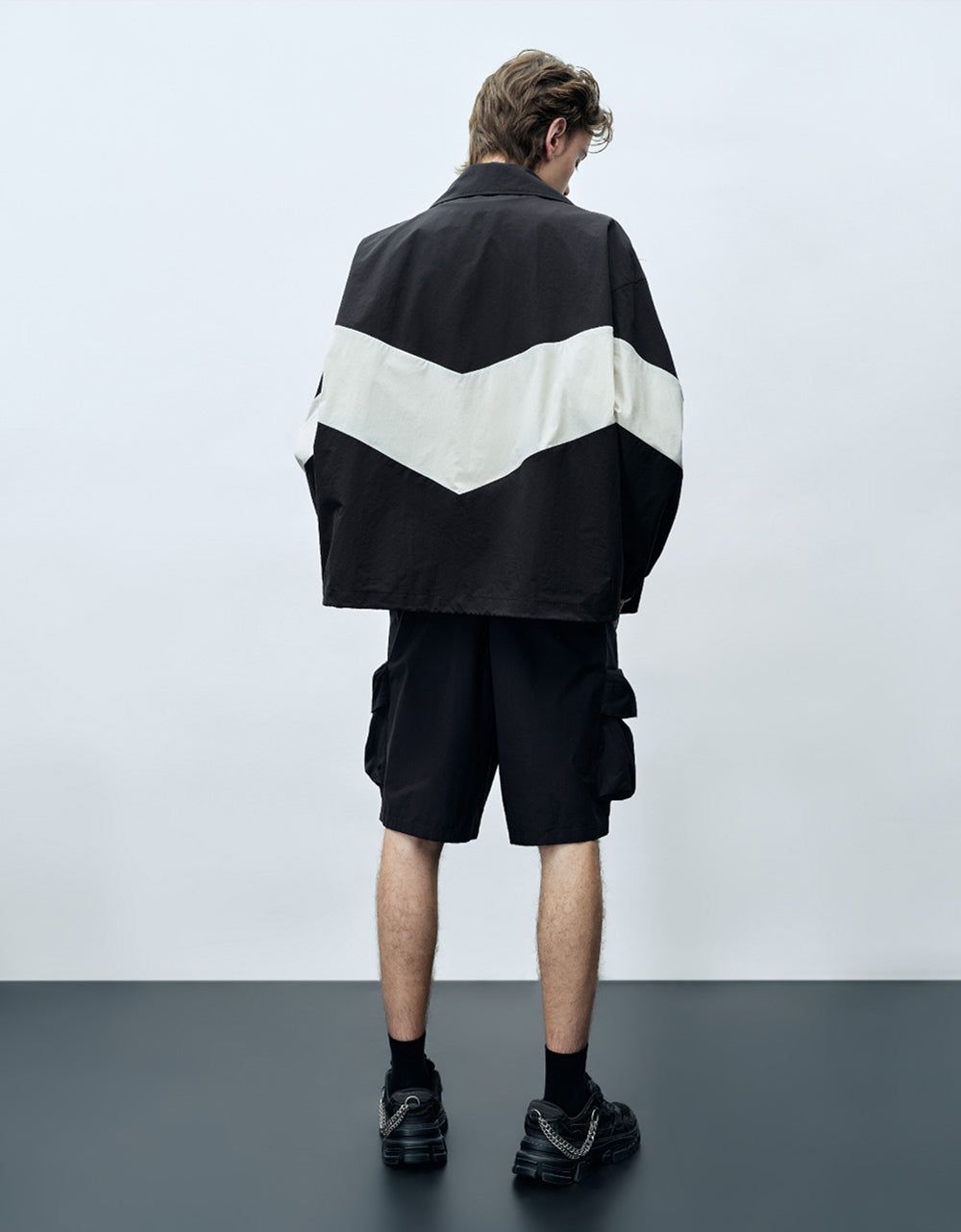 Contrast Stand Collar Jacket sold by Urban Revivo product image thumbnail 4
