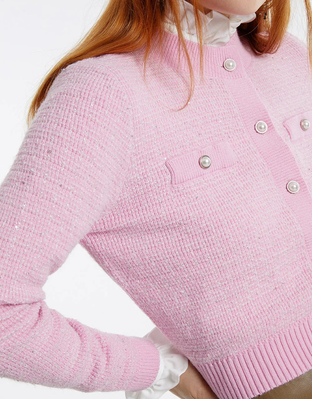 Tweed Button Up Cardigan sold by Urban Revivo product image thumbnail 5