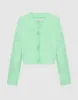 Cable Knit V Neck Button Up Cardigan sold by Urban Revivo