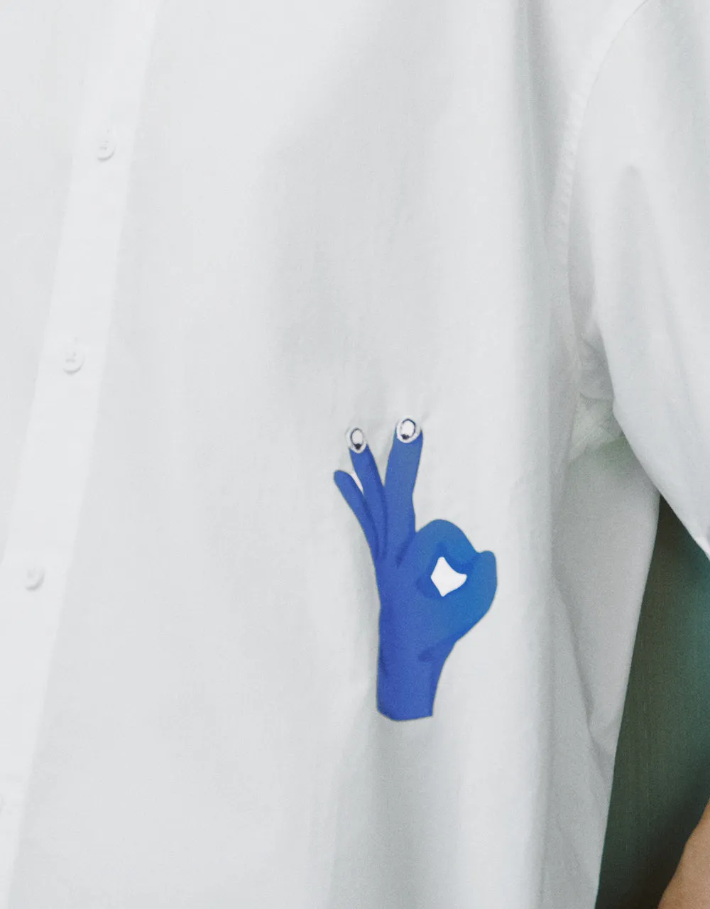 Button Up Loose Shirt sold by Urban Revivo product image thumbnail 4