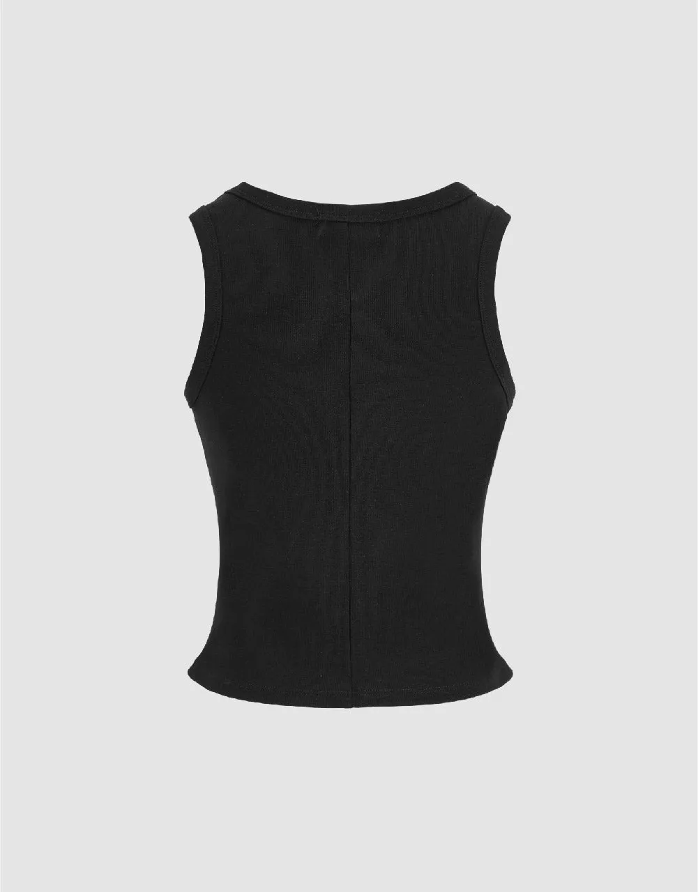 Crew Neck Skinny Tank Top sold by Urban Revivo product image thumbnail 5