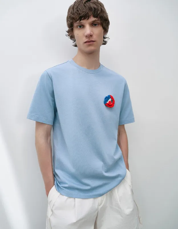 Joker Embossed Crew Neck T-Shirt made by Urban Revivo