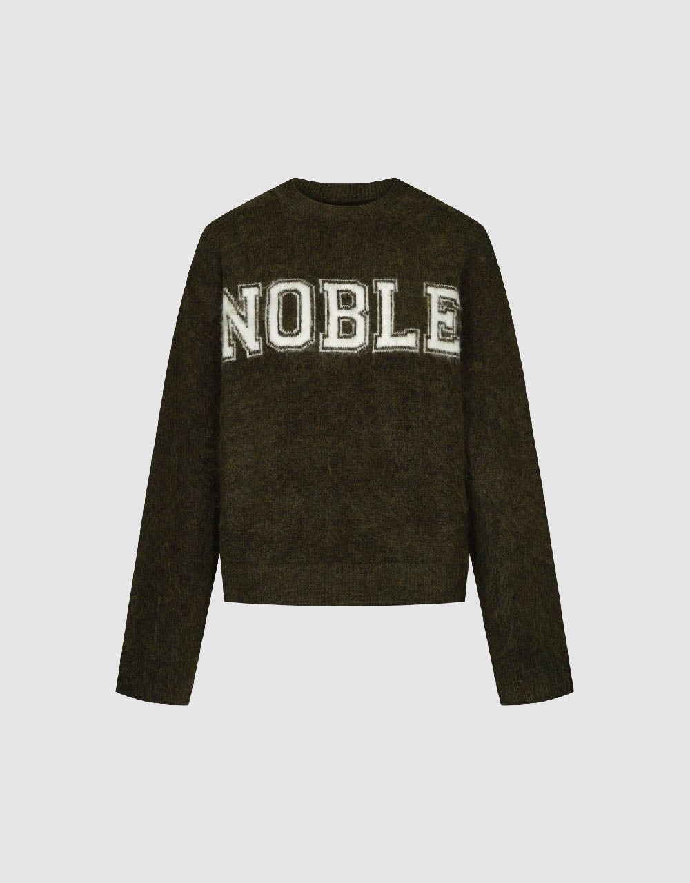 Letter Embroidered Crew Neck Knitted T-Shirt sold by Urban Revivo product image thumbnail 5