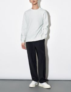 Crew Neck Straight Sweatshirt sold by Urban Revivo