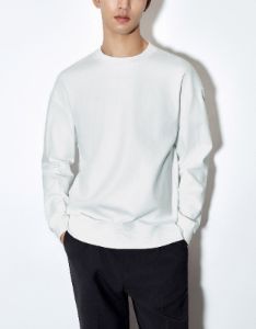 Crew Neck Straight Sweatshirt sold by Urban Revivo