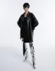Patch Pocket Faux Leather Shirt sold by Urban Revivo