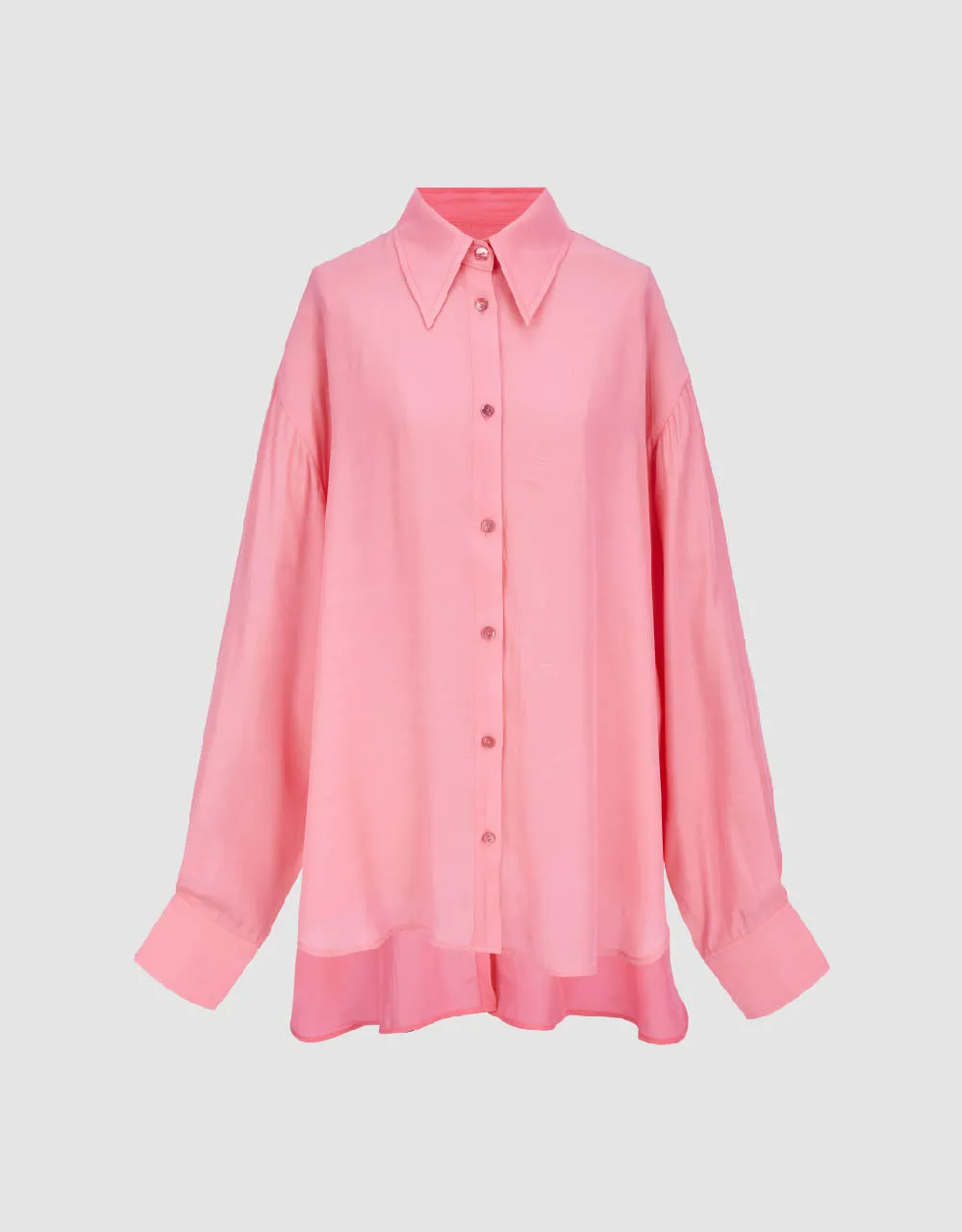 Button Up Straight Shirt sold by Urban Revivo product image thumbnail 2