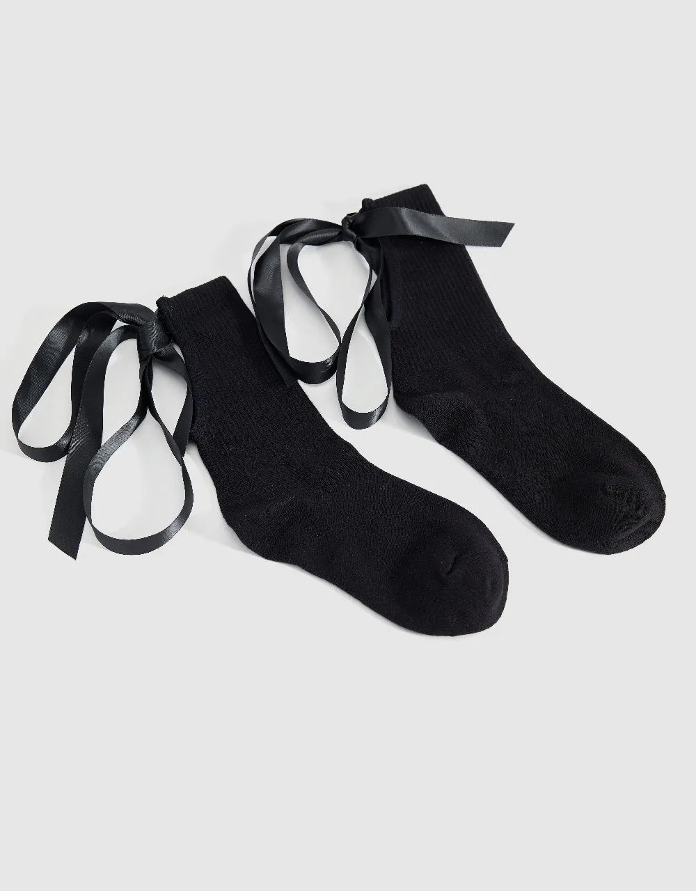 Mid-Length Socks With Ribbon sold by Urban Revivo product image thumbnail 2