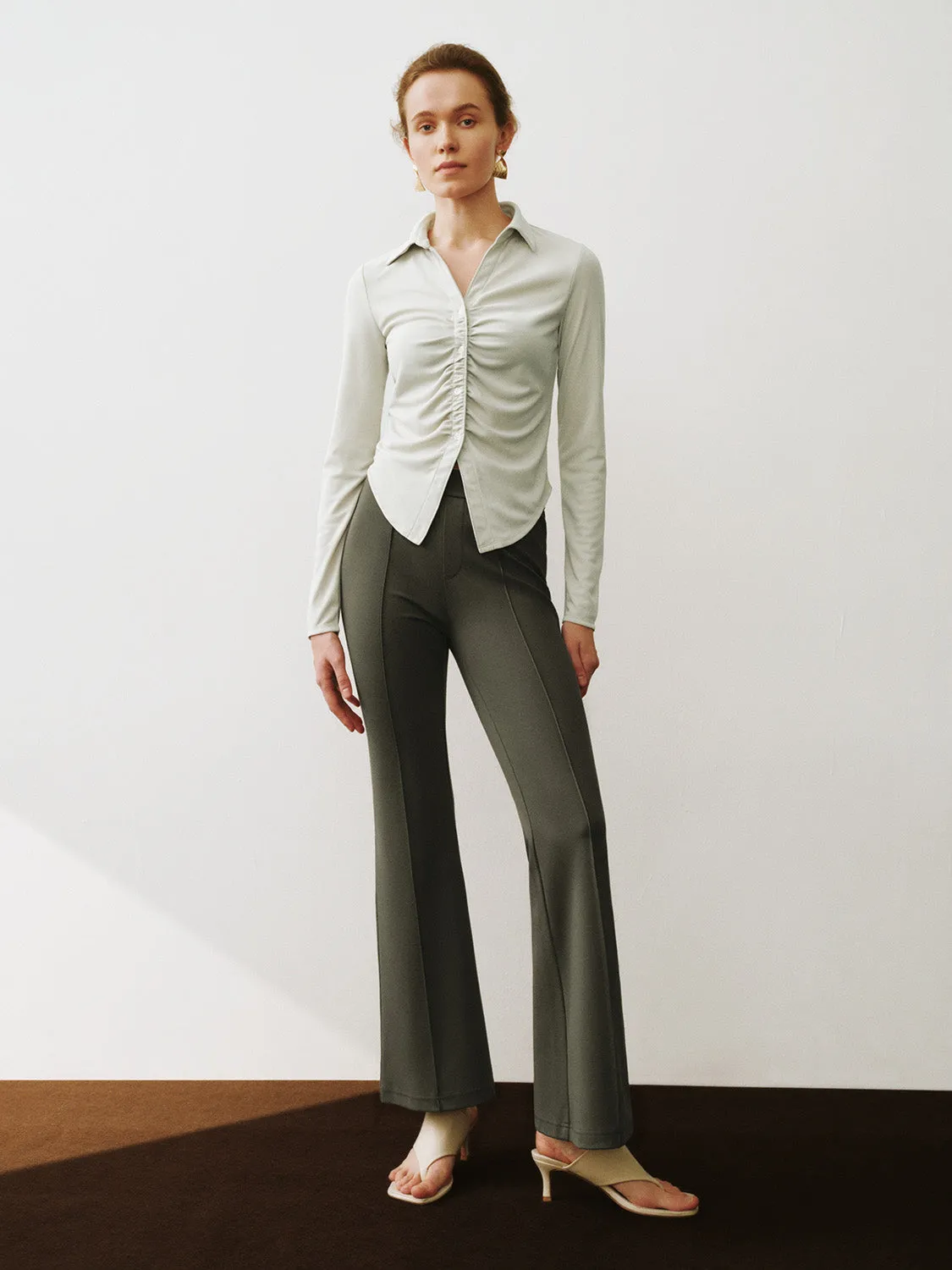 Collared Neck Skinny Shirt sold by Urban Revivo product image thumbnail 5