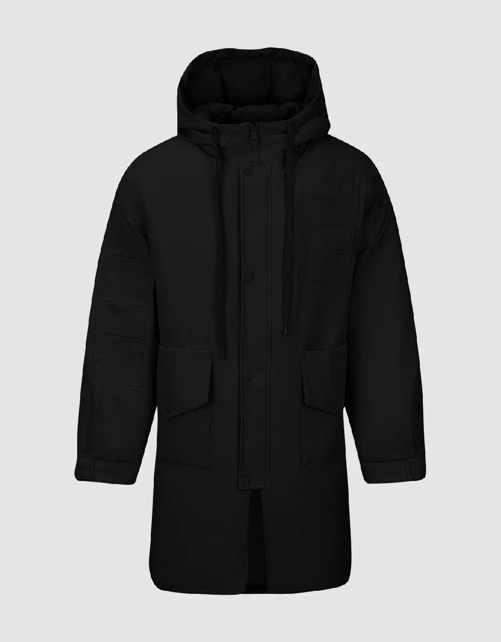 Zipper Front Hooded Down Jacket sold by Urban Revivo product image thumbnail 2