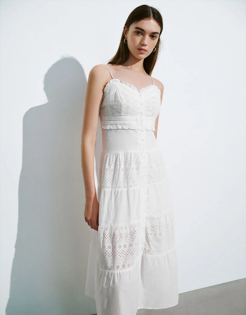 V-Neck A-Line Cami Dress sold by Urban Revivo product image thumbnail 3