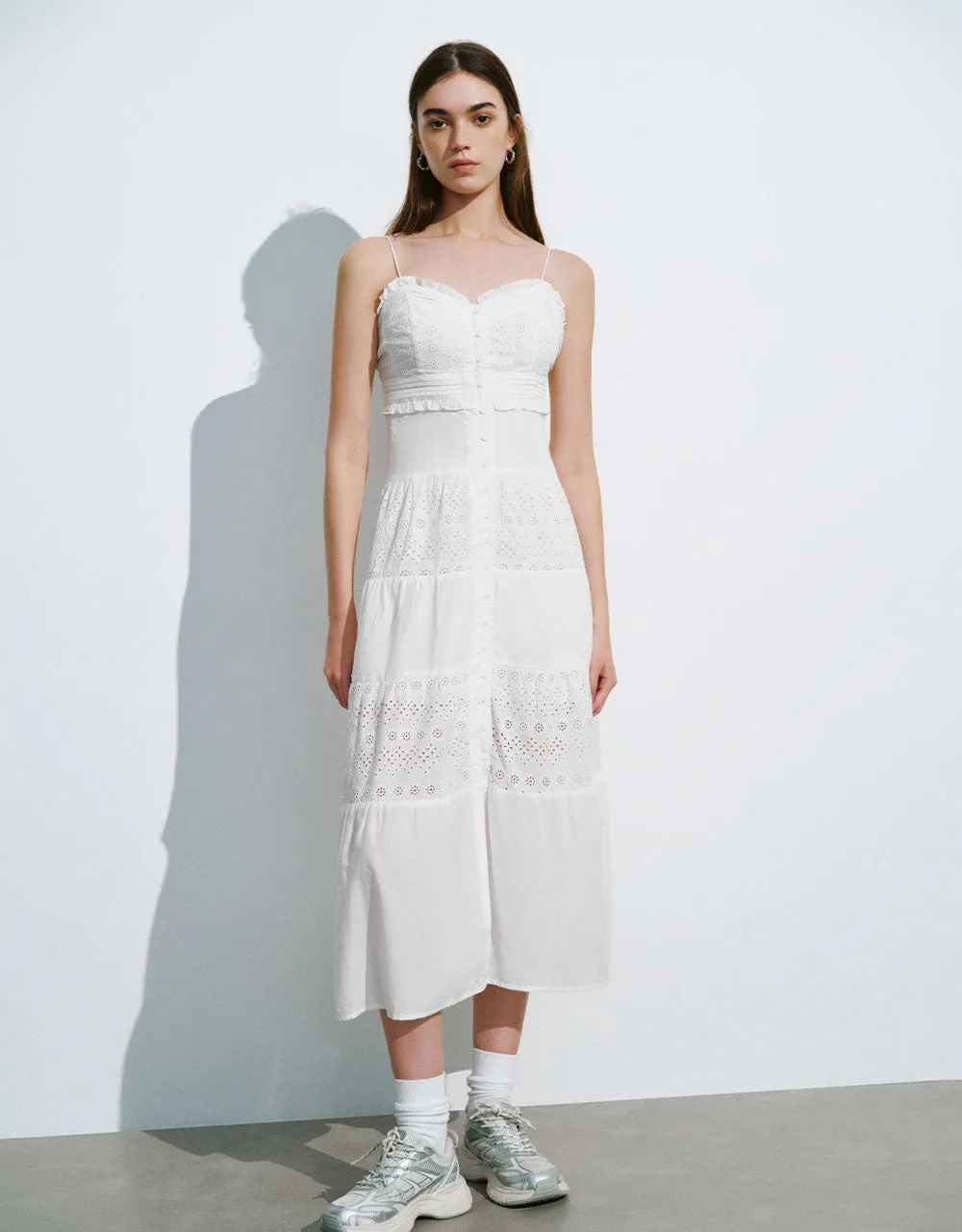 V-Neck A-Line Cami Dress sold by Urban Revivo