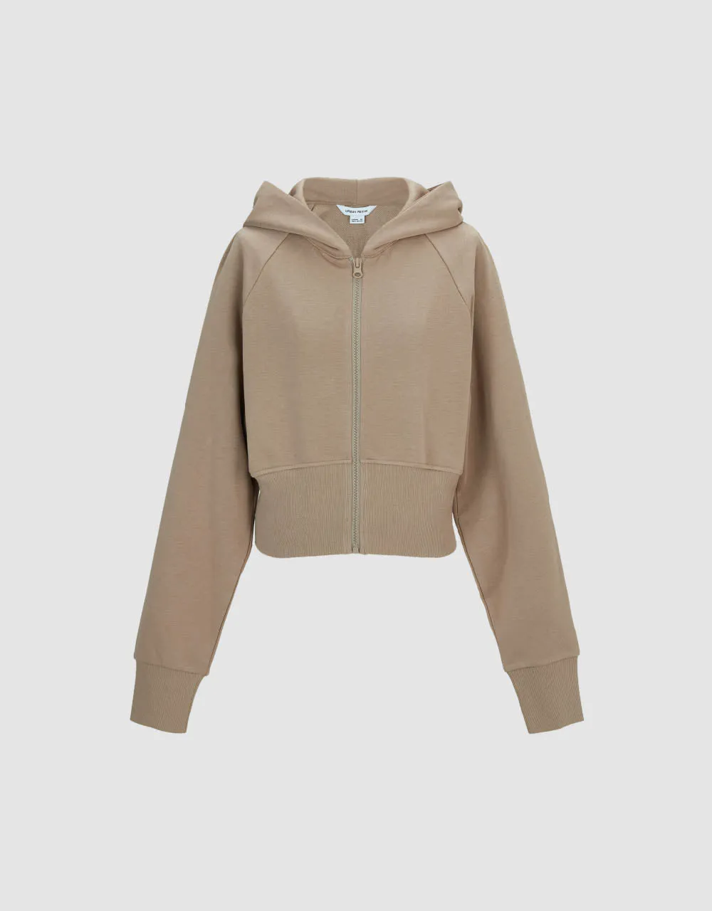 Zipper Front Raglan Sleeve Knitted Jacket sold by Urban Revivo product image thumbnail 2