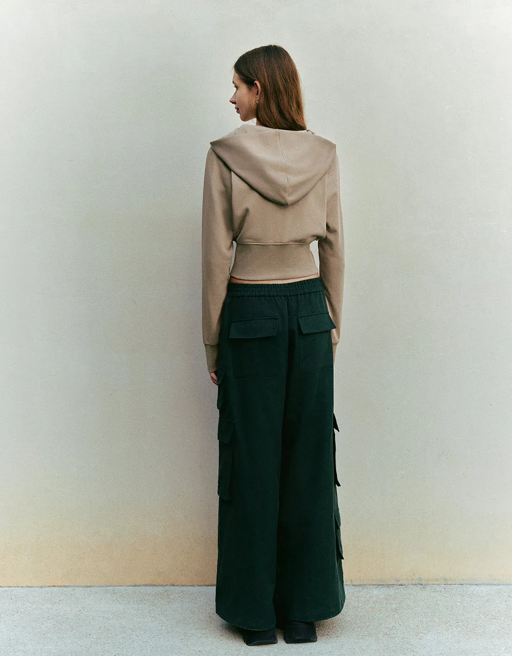 Zipper Front Raglan Sleeve Knitted Jacket sold by Urban Revivo product image thumbnail 5