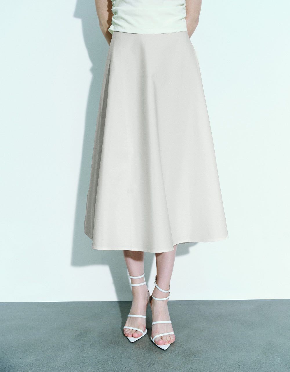 Midi A-Line Skirt sold by Urban Revivo product image thumbnail 2