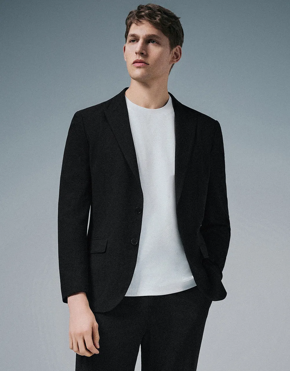 Notch Lapel Tailored Blazer sold by Urban Revivo