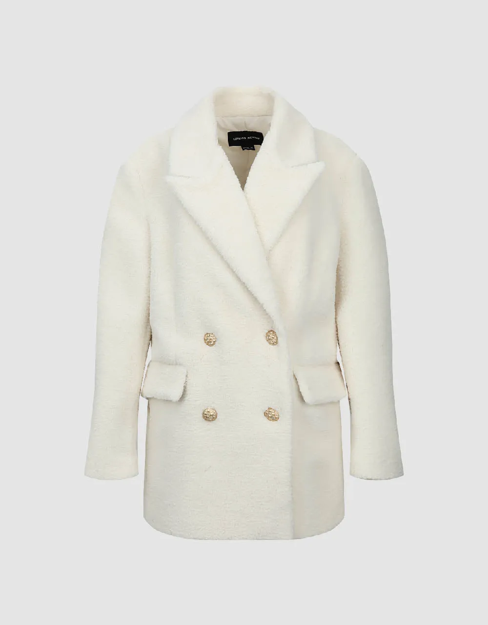 Furry Straight Blazer Coat sold by Urban Revivo product image thumbnail 5