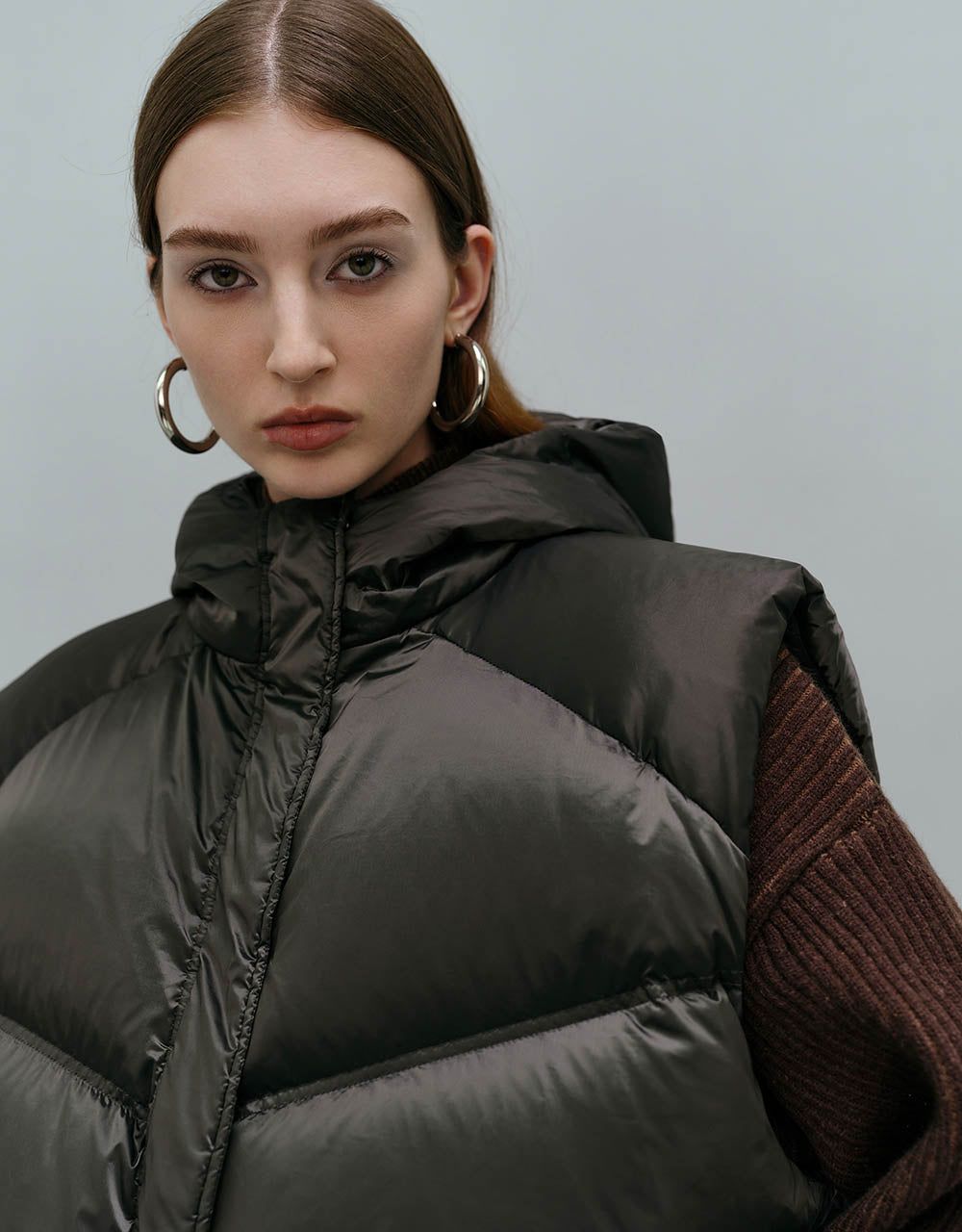 Stand Collar Puffer Vest sold by Urban Revivo product image thumbnail 5