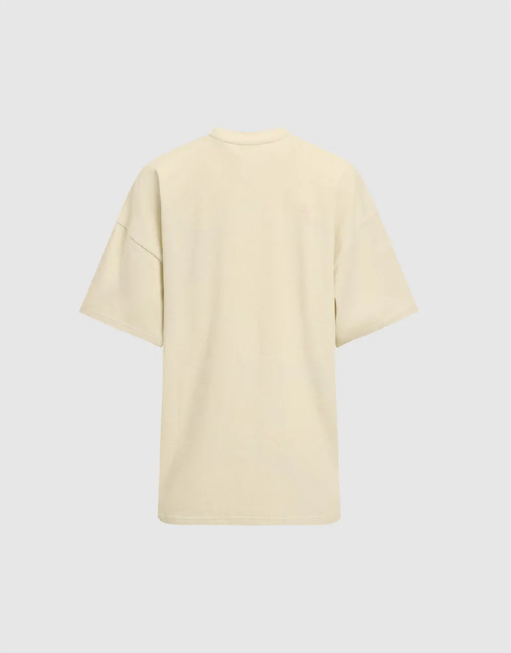 Printed Crew Neck Loose T-Shirt sold by Urban Revivo product image thumbnail 5