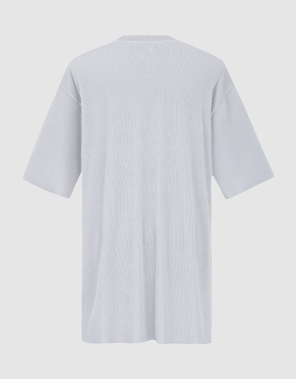 Slit Hem Textured T-Shirt sold by Urban Revivo product image thumbnail 4