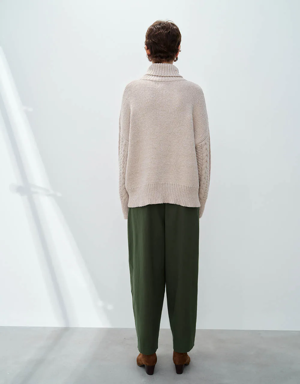 Turtle Neck Loose Sweater sold by Urban Revivo product image thumbnail 3