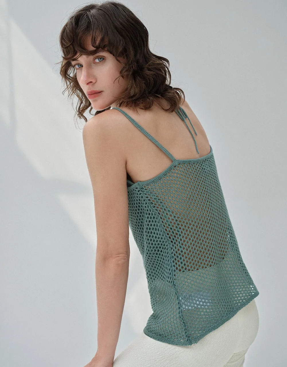 Crochet Kntted Cami Top sold by Urban Revivo product image thumbnail 3
