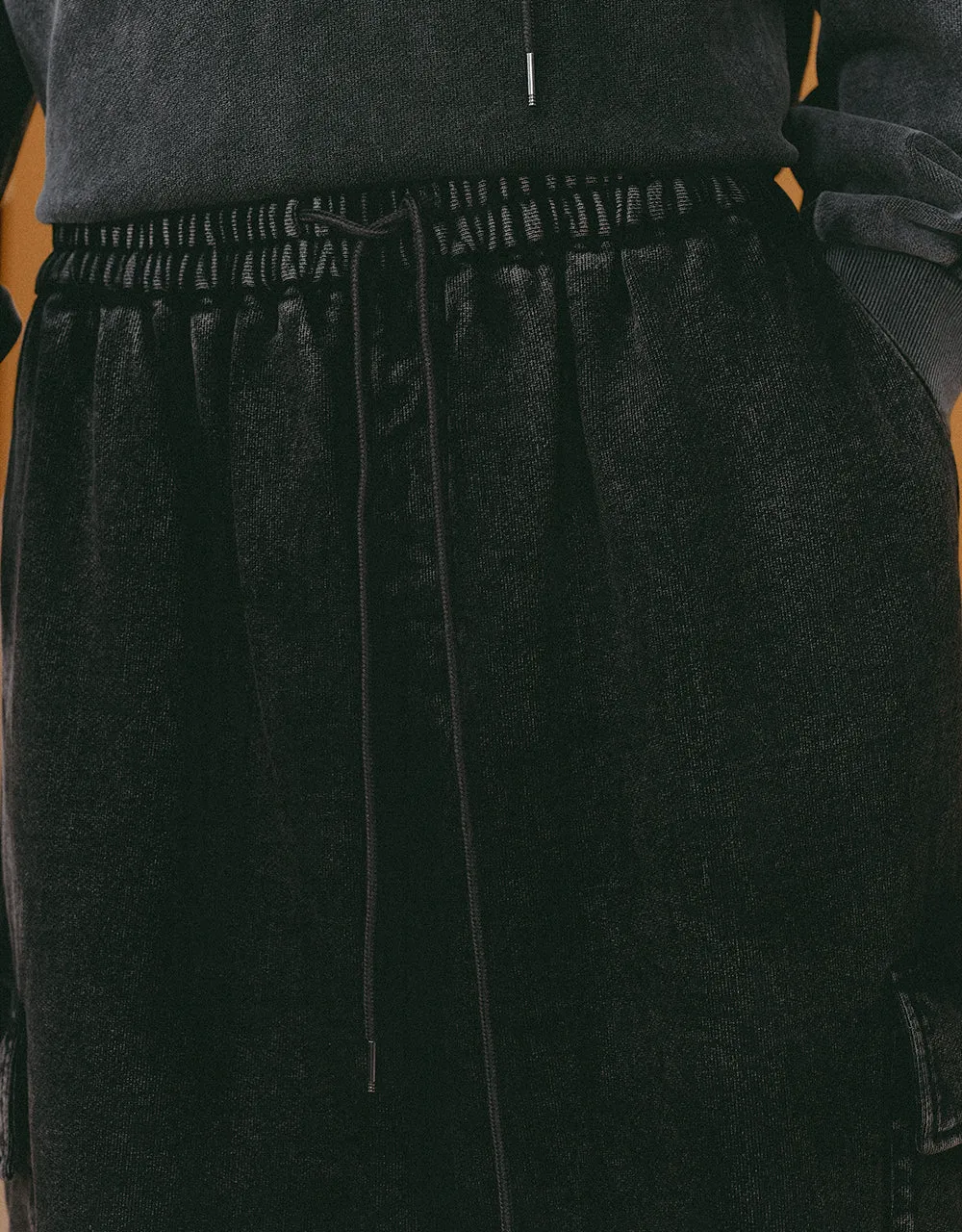 Drawstring Waist Knitted Straight Pants sold by Urban Revivo product image thumbnail 5