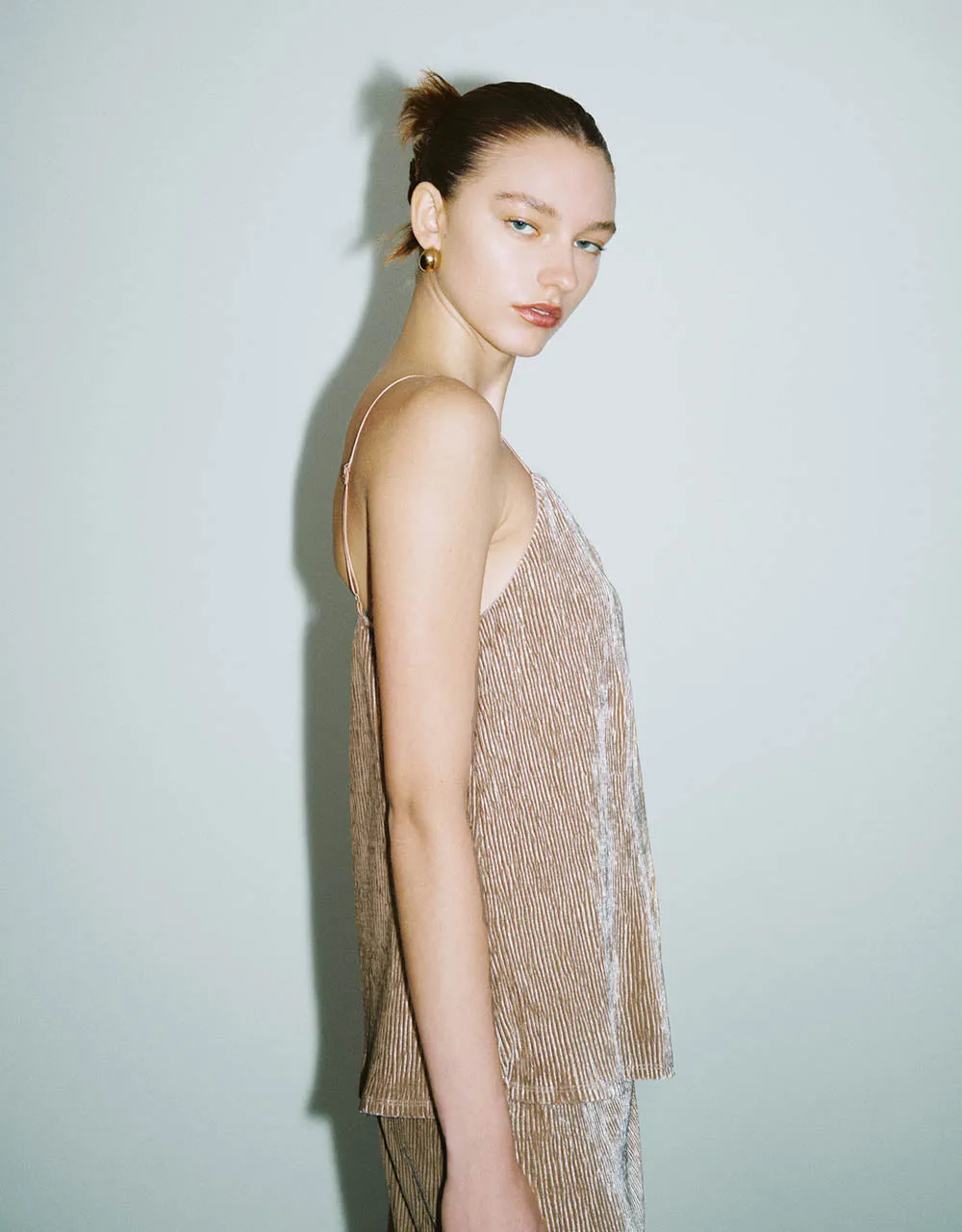 V-Neck Straight Cami Top sold by Urban Revivo product image thumbnail 3