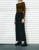 Drawstring Waist Knitted Wide-Leg Pants sold by Urban Revivo