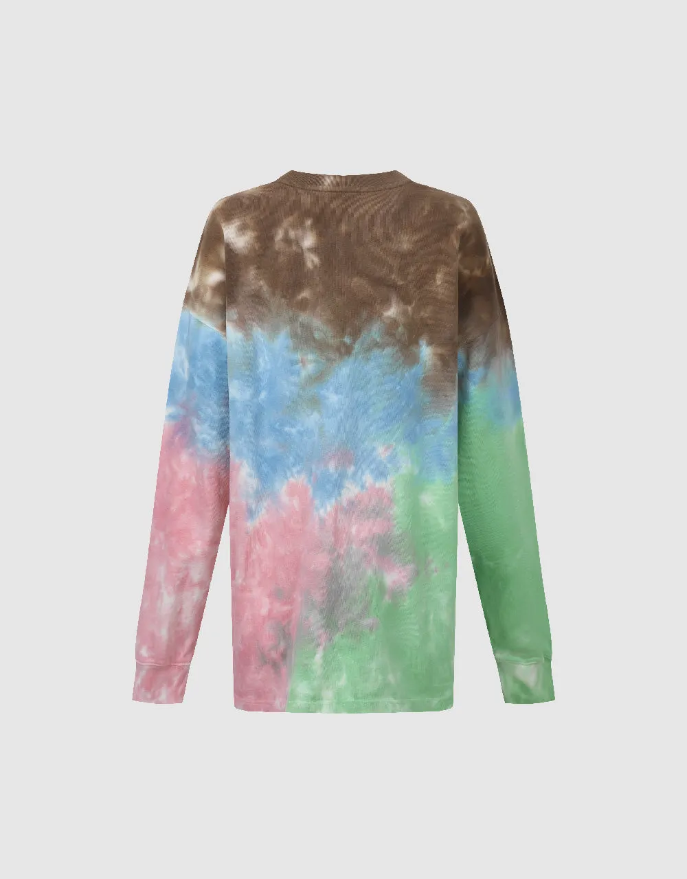 Tie Dye Crew Neck Loose T-Shirt sold by Urban Revivo product image thumbnail 5