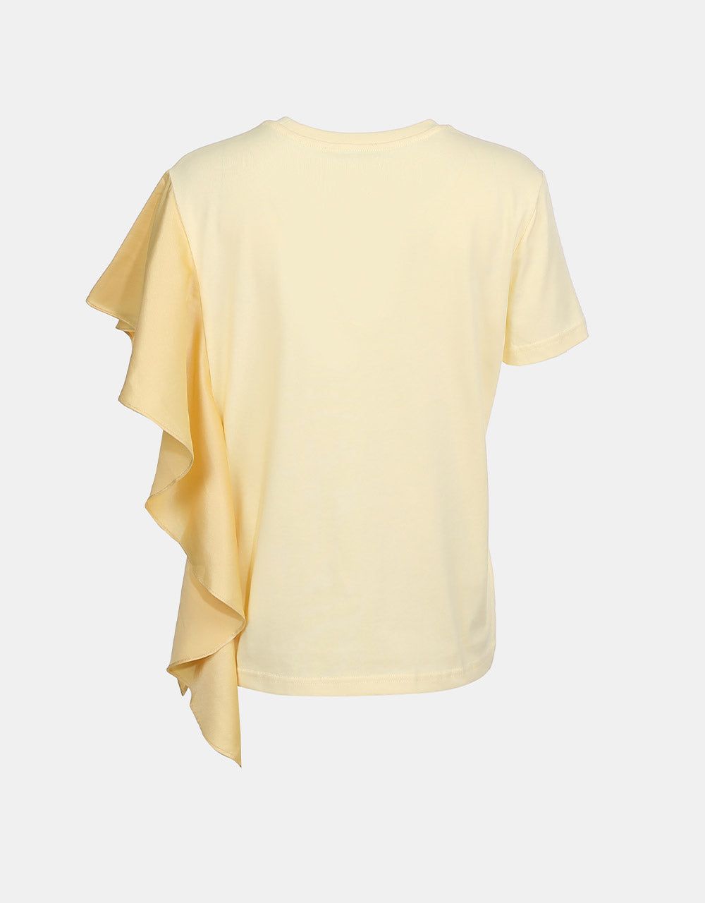 Ruffled Fitted T-Shirt sold by Urban Revivo product image thumbnail 3