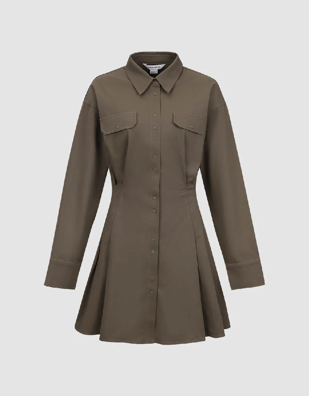 Skinny Skater Shirt Dress sold by Urban Revivo product image thumbnail 2